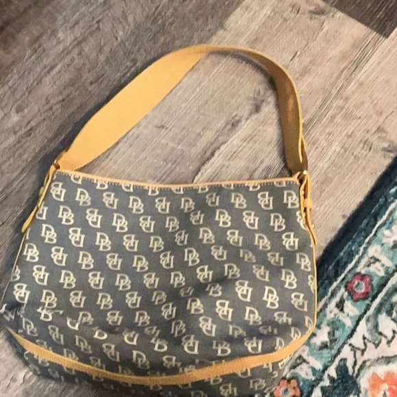 Dooney & Bourke Handbags - Dooney And Bourke Shoulder Denim Bag